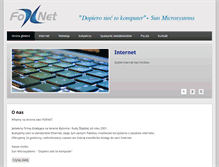 Tablet Screenshot of foxnet.com.pl