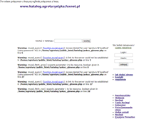 Tablet Screenshot of katalog.agroturystyka.foxnet.pl