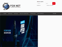 Tablet Screenshot of foxnet.net.br